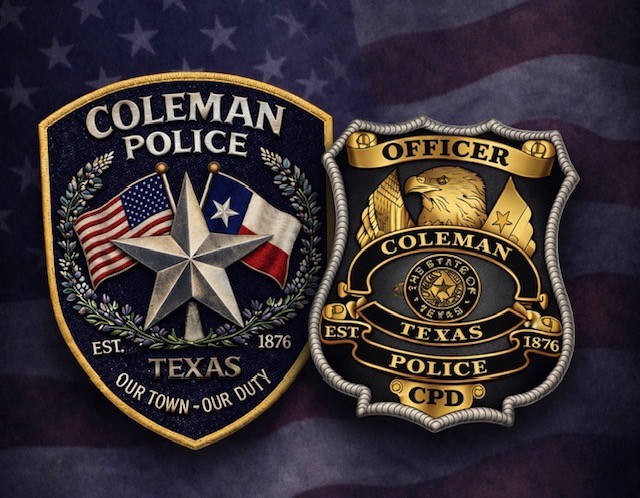 Photo of badge and patch